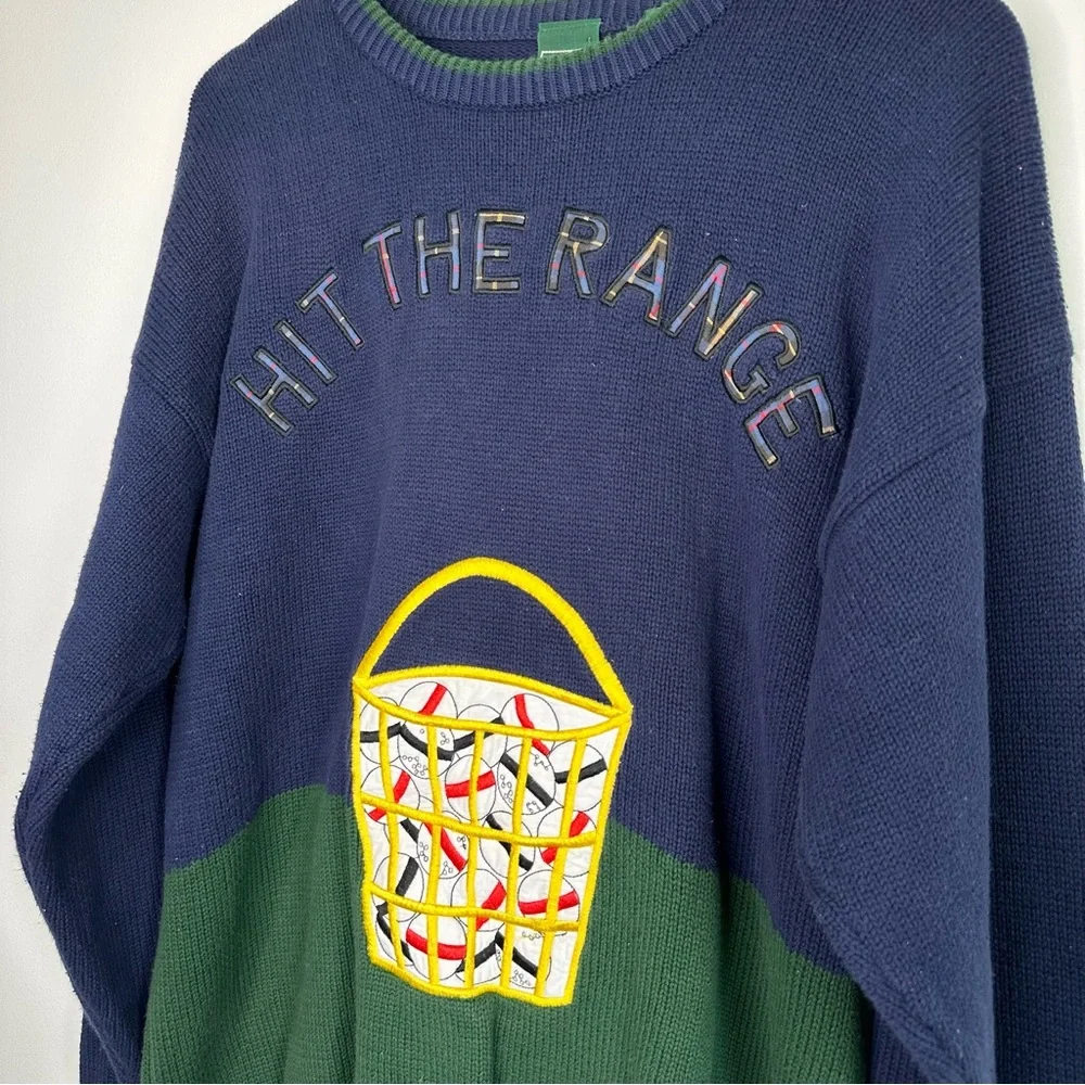 Vintage Clubfellow Golf Sweater Size Medium